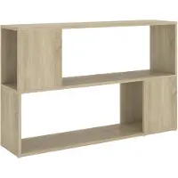 vidaXL Bibliothèque Chêne Sonoma 100x24x63 cm Bois d'ingénierie
