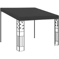 vidaXL Pavillon mural 3x3x2,5 m Anthracite