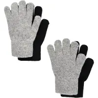 CeLaVi Gants gris chiné / noir