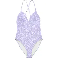 EDITED The Label Maillot de bain 'Ona' violet / blanc