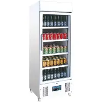 Polar Vitrine réfrigérée commerciale à 1 porte - 336 litres, à ventilation assistée, verrouillable