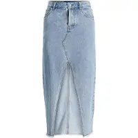 Jack & Jones Enya Jjxx Midi Skirt Bleu L Femme