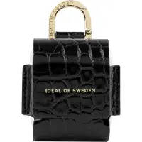 IDEAL OF SWEDEN , mini-étui pour AirPods 1/2 modèle Flootexture, noir