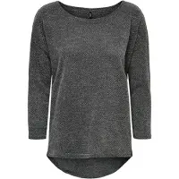 ONLY Pull-over 'ONLAlba' gris chiné