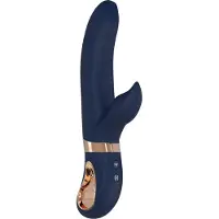 Dream Toys Atropos - vibromasseur chauffant rechargeable - silicone bleu