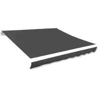 vidaXL LaFeldoek 500x300 cm Leinwand Anthrazit