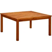 vidaXL Table basse de jardin 85x85x45 cm bois massif acacia