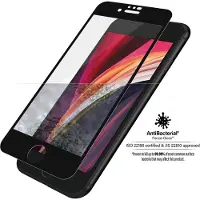PanzerGlass Protection d'écran (1 pcs, Apple iPhone 6, Apple iPhone 6s, Apple iPhone 7, Apple iPhone 8), Téléphone portable : film de protection, Transparent, Noir