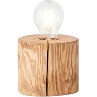 Brilliant Lampe de table en bois Trabo 10cm bois marron