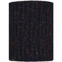 Buff Knitted&fleece Neck Warmer Noir