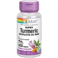 Solaray Super Capsules Turmeric 30 Units Blanc,Violet