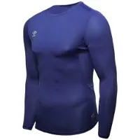 Umbro Core Crew Long Sleeve Base Layer Bleu L Homme