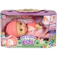 Mattel Mon premier bébé lapin câlin (23 cm env.), corps doux avec oreilles en peluche, rose