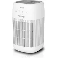 Sogo Ss-21705 - Purificateur Et Déshumidificateur D'air Silencieux 2 En 1 Pour Réduire Les Allergènes, Les Bactéries, Les Virus, Le Vrai Filtre Hepa (99,97%) Et Le Charbon Actif, Couleur: Blanc