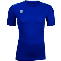 Umbro Basela Crew Core Short Sleeve Base Layer Bleu S Homme