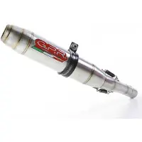 Gpr Exclusive Deeptone Inox Smr 125 4t 11-13 Homologated Full Line System Argenté Homologated