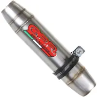 Gpr Exhaust Systems Deeptone Inox Yamaha Mt 125 17-19 Euro 4 Cat Homologated Muffler Argenté Homologated