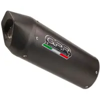 Gpr Exhaust Systems Furore Evo 4 Nero Kawasaki Versys 1000 I.e. 21-22 Homologated Slip On Muffler Noir Homologated