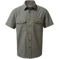 Craghoppers Kiwi Short Sleeve Shirt Gris S Homme