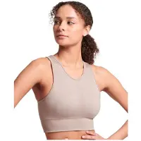 Superdry Core Seamless Mid Impact Bra Sports Bra Gris XL Femme