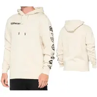100% Hommes, Pull-over, Sweat à capuche Super Future Blanc Taille XL, Beige, (XL)