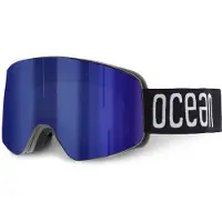 Ocean Sunglasses Parbat Ski Goggles Noir Smoke Lenses/CAT3