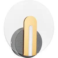 Nova Luce Genti LED Applique murale acrylique Ø 20cm claire