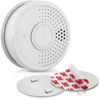 SHD by OneConcept Detecteur de Fumée, 1x Alarme Incendie Détecteur Fumée pour la Maison, Bureaux, Detecteur de Fumee de Cuisine à Capteur Optique avec Fonction Test et Silencieux, Détecteurs de Fumée