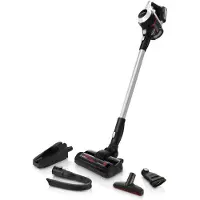 Bosch Serie 6 BSS61CARP aspirateur balai et balai électrique Batterie Sec Sans sac Noir, Blanc 3 Ah