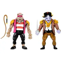 NECA Teenage Mutant Ninja Turtles Pirate Rocksteady & Bebop Figurines en pack de 2 18 cm NECA54176