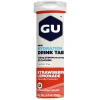 GÜ Hydration Tablets Box Strawberry Lemonade 10 Units Multicolore