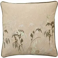 Nordal Coussin Hydra sable/vert avec rembourrage