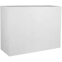 Eda Jardinière Murale Rectangulaire EDA Blanc Graphite - 78,5 x 29,5 x 60 cm