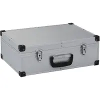 vidaXL Mallette à outils 46 x 33 x 16 cm Argent Aluminium