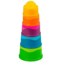 Fat Brain Toys Dimpl Stack Educational Toy Multicolore Enfants
