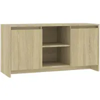 vidaXL Armoire TV Chêne Sonoma 102x37,5x52,5 cm Bois composite