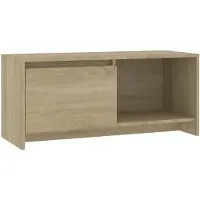vidaXL Armoire TV Chêne Sonoma 90x35x40 cm Bois composite