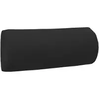vidaXL Appui-tête de chaise longue Noir 40x7,5x15 cm Textilène