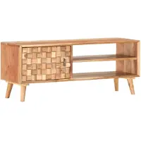 vidaXL Meuble TV 100x35x40 cm Bois d'acacia massif