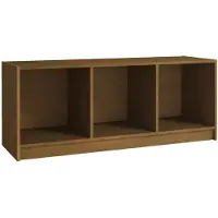 vidaXL Armoire TV brun miel 104x33x41 cm Pin massif