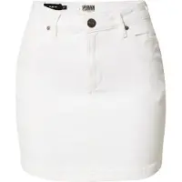 Urban Classics Jupe blanc denim