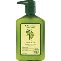 CHI Olive Naturals Hair & Body Shampoo shampoing et gel douche à l'huile d'olive 2 en 1 340 ml