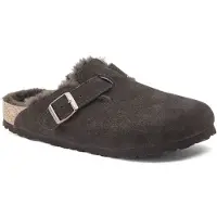 Birkenstock Sabots Birkenstock Unisex Boston Sherling Narrow Mocca-Taille 43