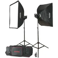 Godox Kit flash de studio MS200-F (2x MS200 & accessoires)