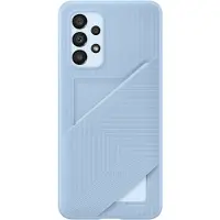 Samsung Galaxy A33 Card Slot Back Cover Bleu