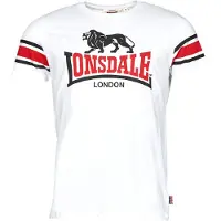 Lonsdale T-Shirt 'Hempriggs' rouge / noir / blanc