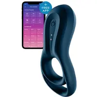 Satisfyer Epic Duo - Anneau pénien vibrant contrôlé par application, pour hommes (noir)