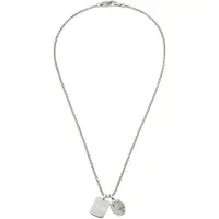 GUESS Lion King Jumn01300jwst Necklace Argenté Homme