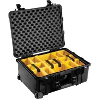 Peli 1564 Boîte de Rangement Studio Noir (avec Séparateurs)