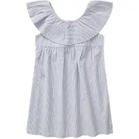 Tom Tailor Robe Sans Manches 1031804 Ruffled Striped